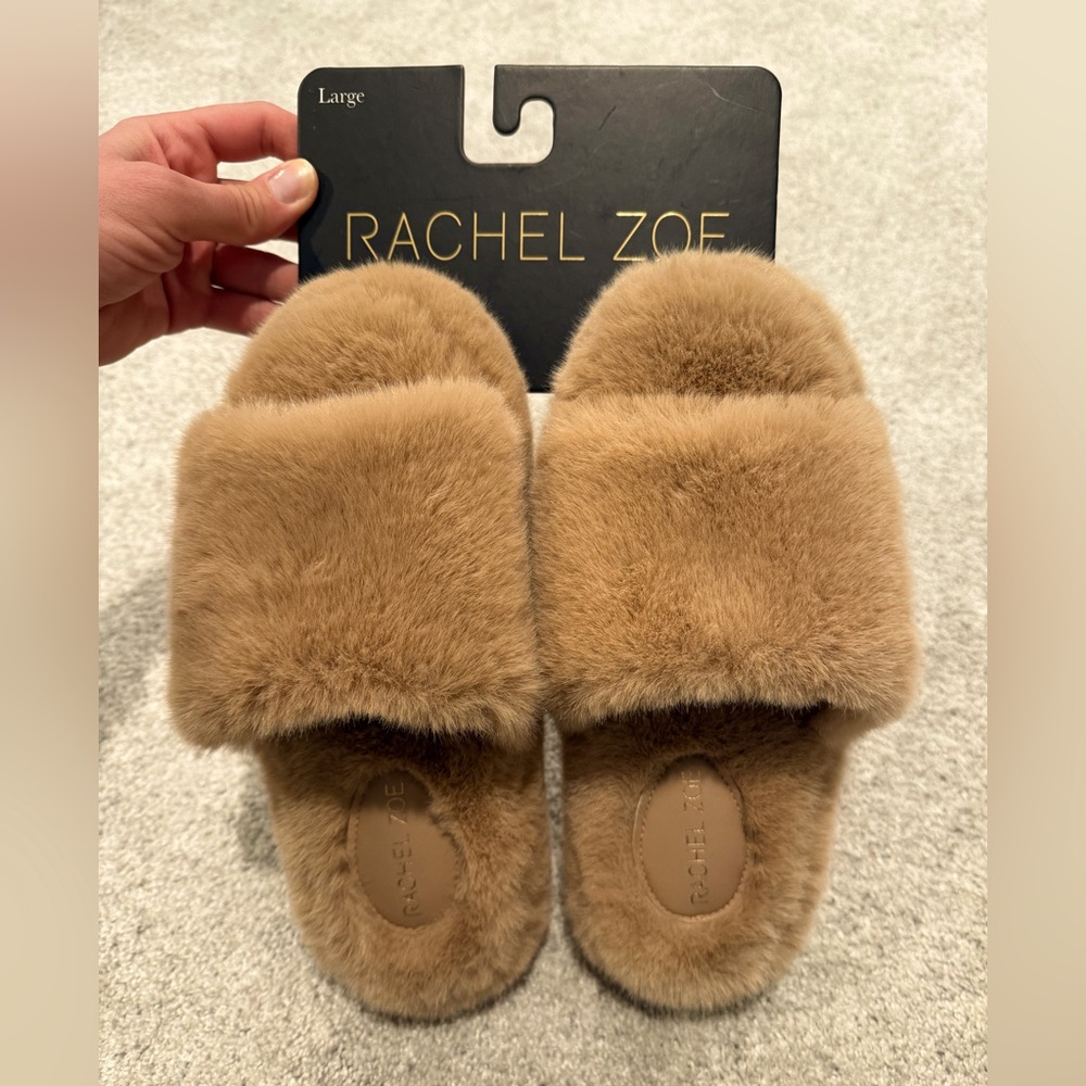 Rachel Zoe Fuzzy Slippers